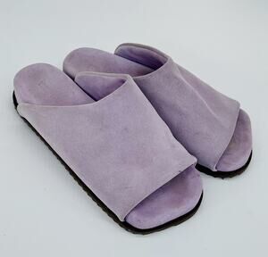 Yume Yume Finn Slides Lilac Purple Suede Sandals EU 42 Men’s 9 Designer